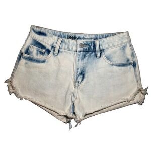 Mossimo High Rise Acid Wash Cutoff Jean‎ Short Shorts - Size 4/27